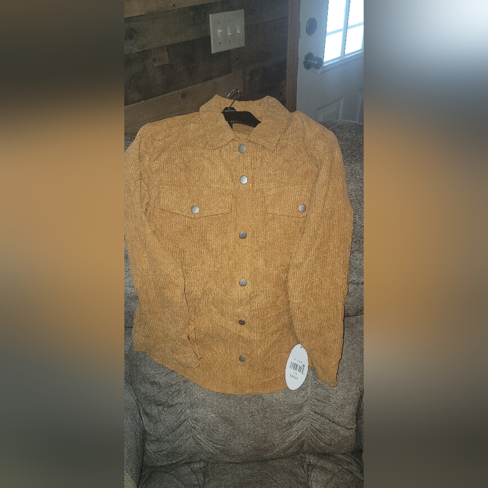 Girls nwt teen size 14 corduroy shirt